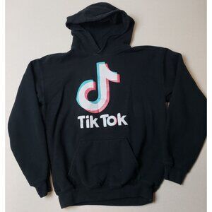 Tik Tok Black Hoodie Size: Youth L GREAT CONDITION!!!